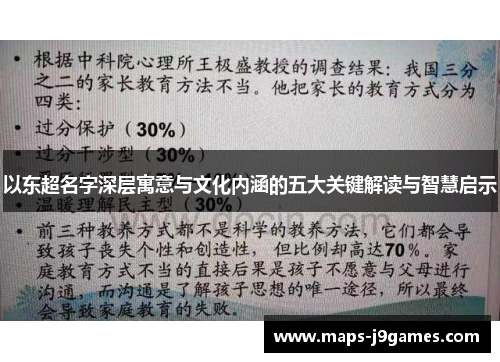 以东超名字深层寓意与文化内涵的五大关键解读与智慧启示